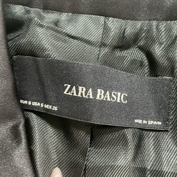 Zara Jacquard Floral Suit Jacket Sz Small - Picture 2 of 4